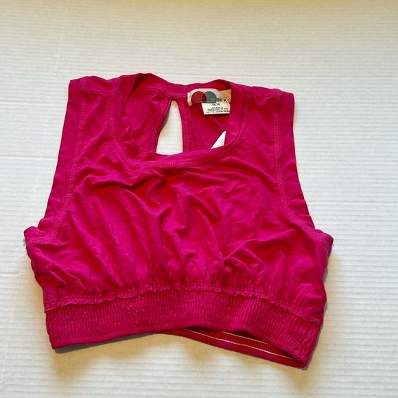 New Free People Morningside Top in Paradise Pink. size M - Picture 2 of 6
